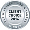 USA & Canada Client Choice Winner 2014