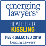 Emerging Lawyers Heather R. Kissling Peer Selected 2019 Leading Lawyers