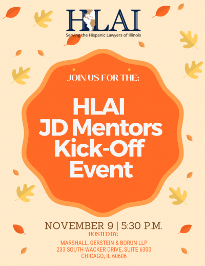 Poster | Hlai JD Mentors Kick-Off Event