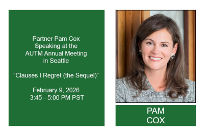 Pam Cox AUTM Annual Meeting